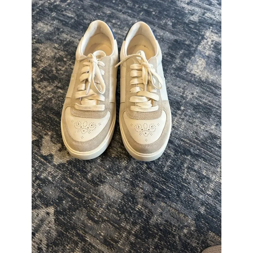 Cole Haan Women's Grand Crosscourt Della Sneakers Size 8.5B Leather & Suede
